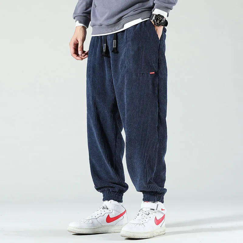 Men's Stylish Soft Corduroy Jogging Pants
