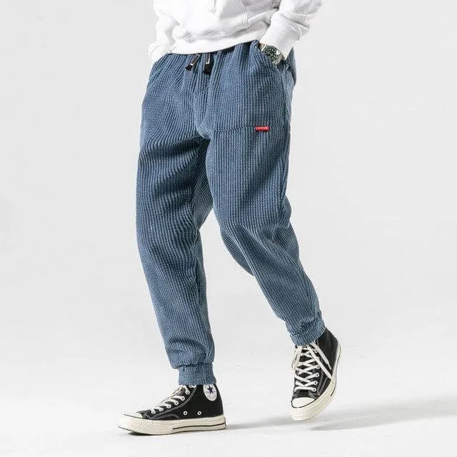 Men's Stylish Soft Corduroy Jogging Pants