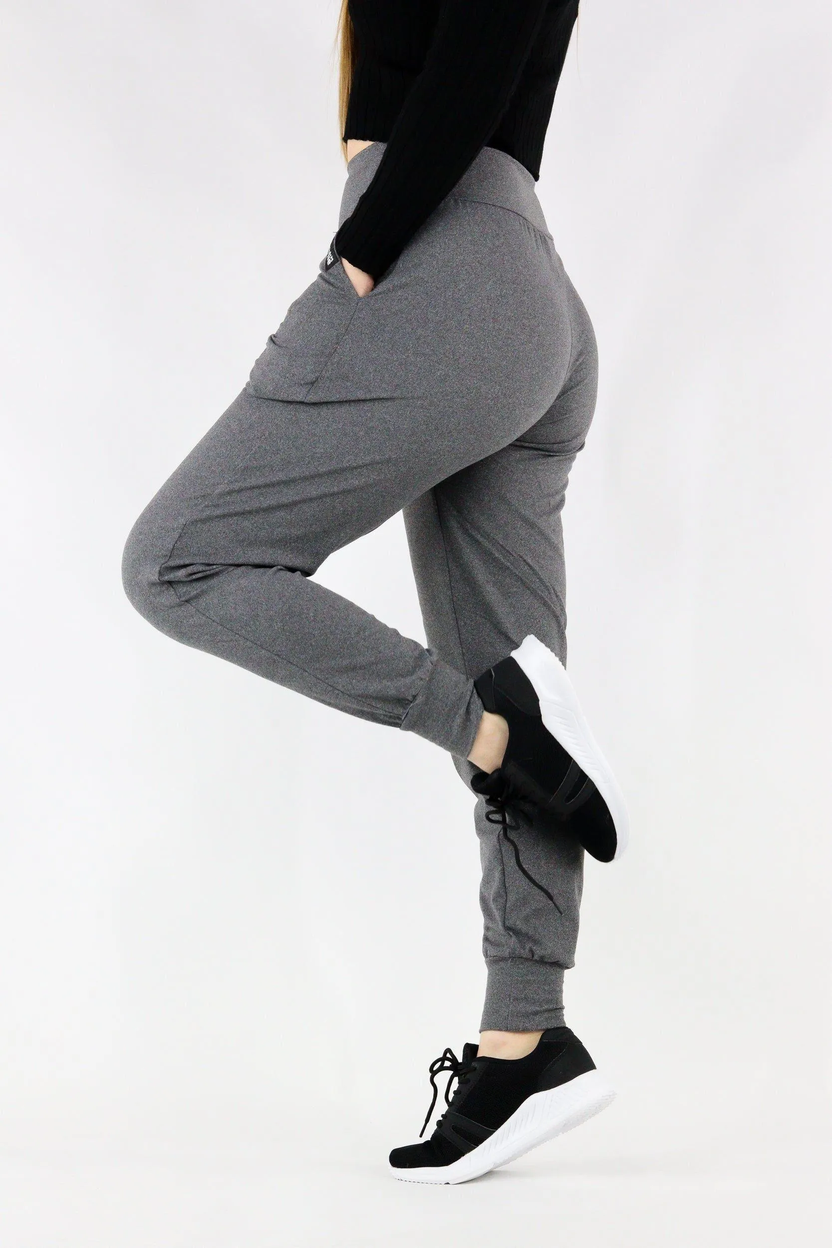 Mid Heather Grey - Hybrid 'Soft' Pocket Joggers 1.0