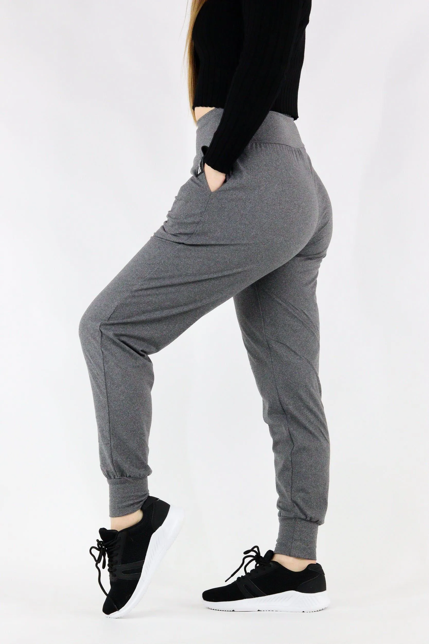 Mid Heather Grey - Hybrid 'Soft' Pocket Joggers 1.0