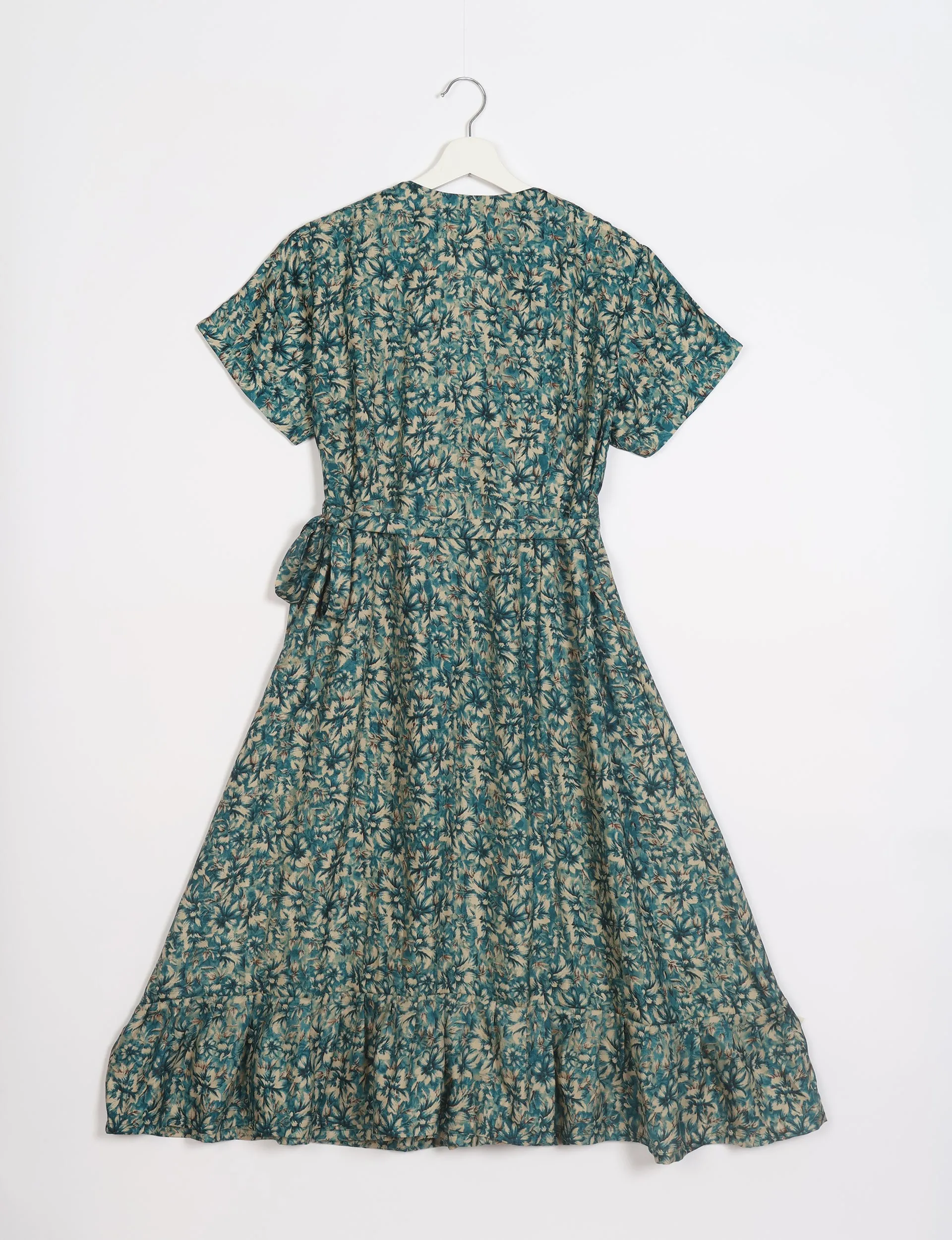 MIDI WRAP DRESS