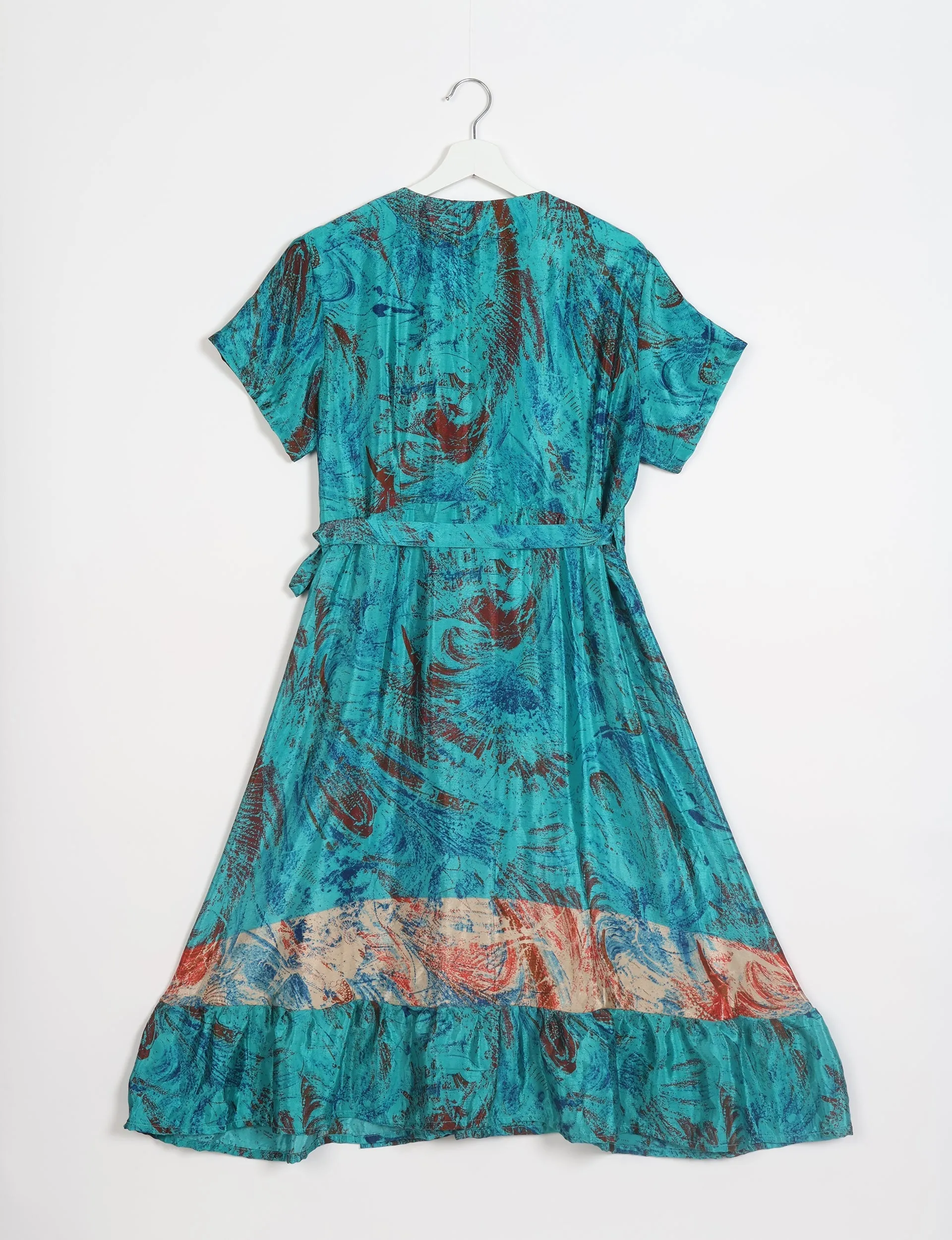 MIDI WRAP DRESS