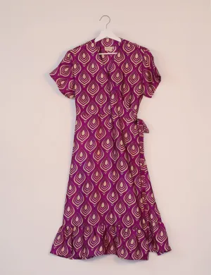 MIDI WRAP DRESS