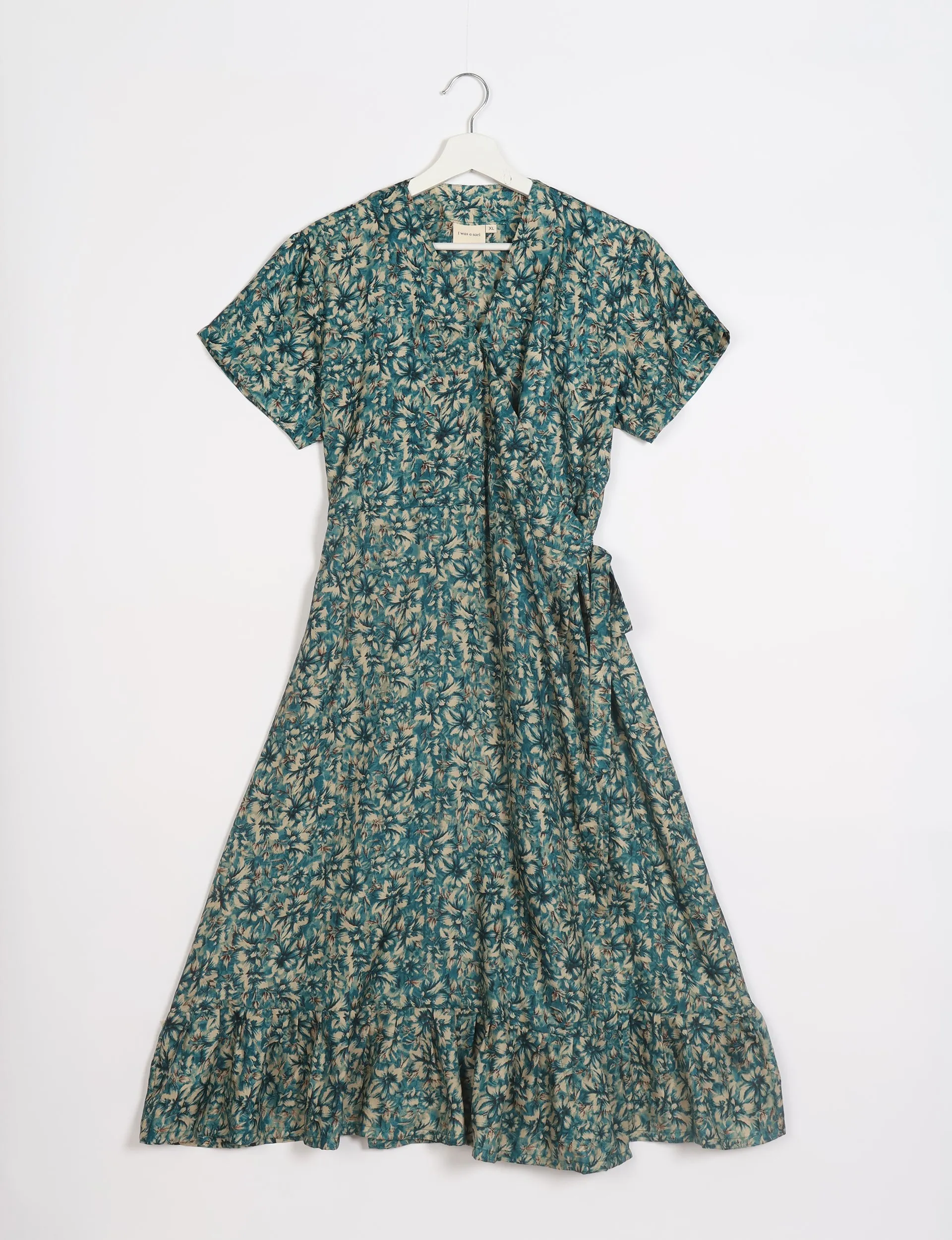 MIDI WRAP DRESS