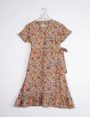 MIDI WRAP DRESS