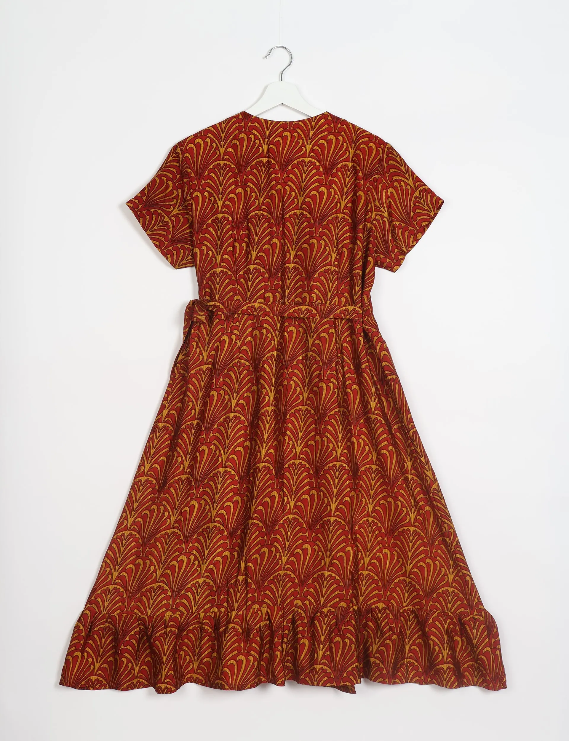 MIDI WRAP DRESS