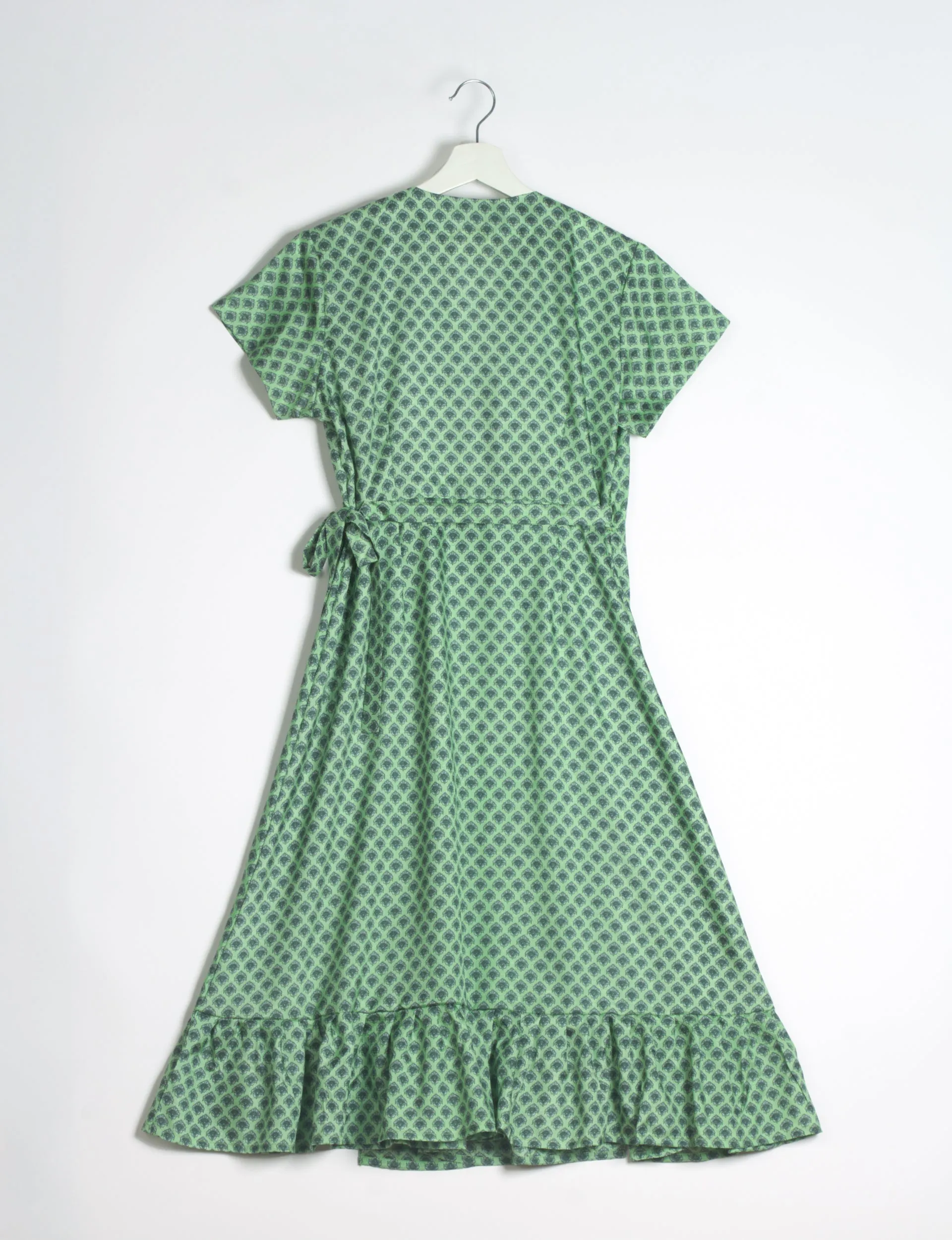 MIDI WRAP DRESS