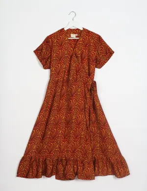 MIDI WRAP DRESS