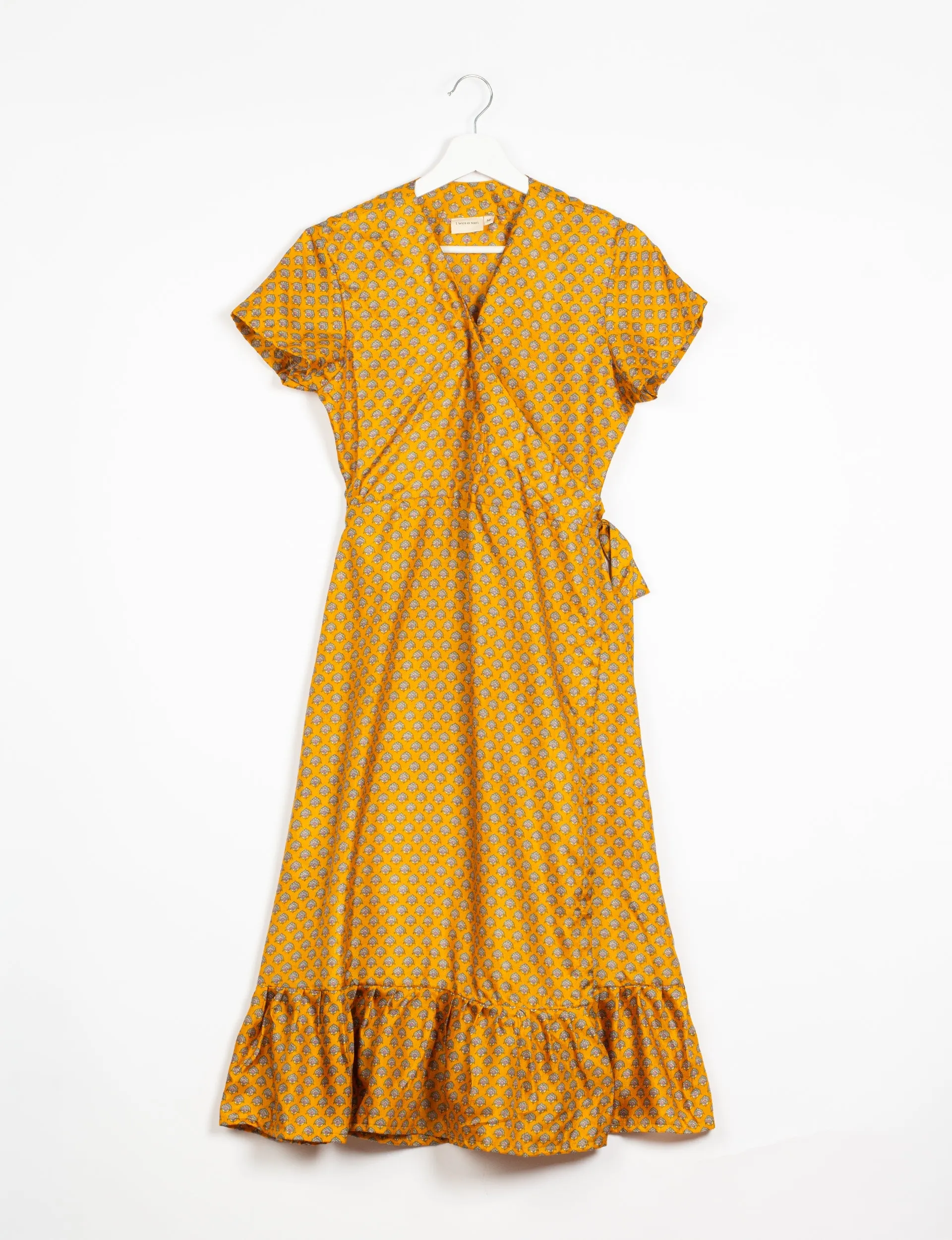 MIDI WRAP DRESS