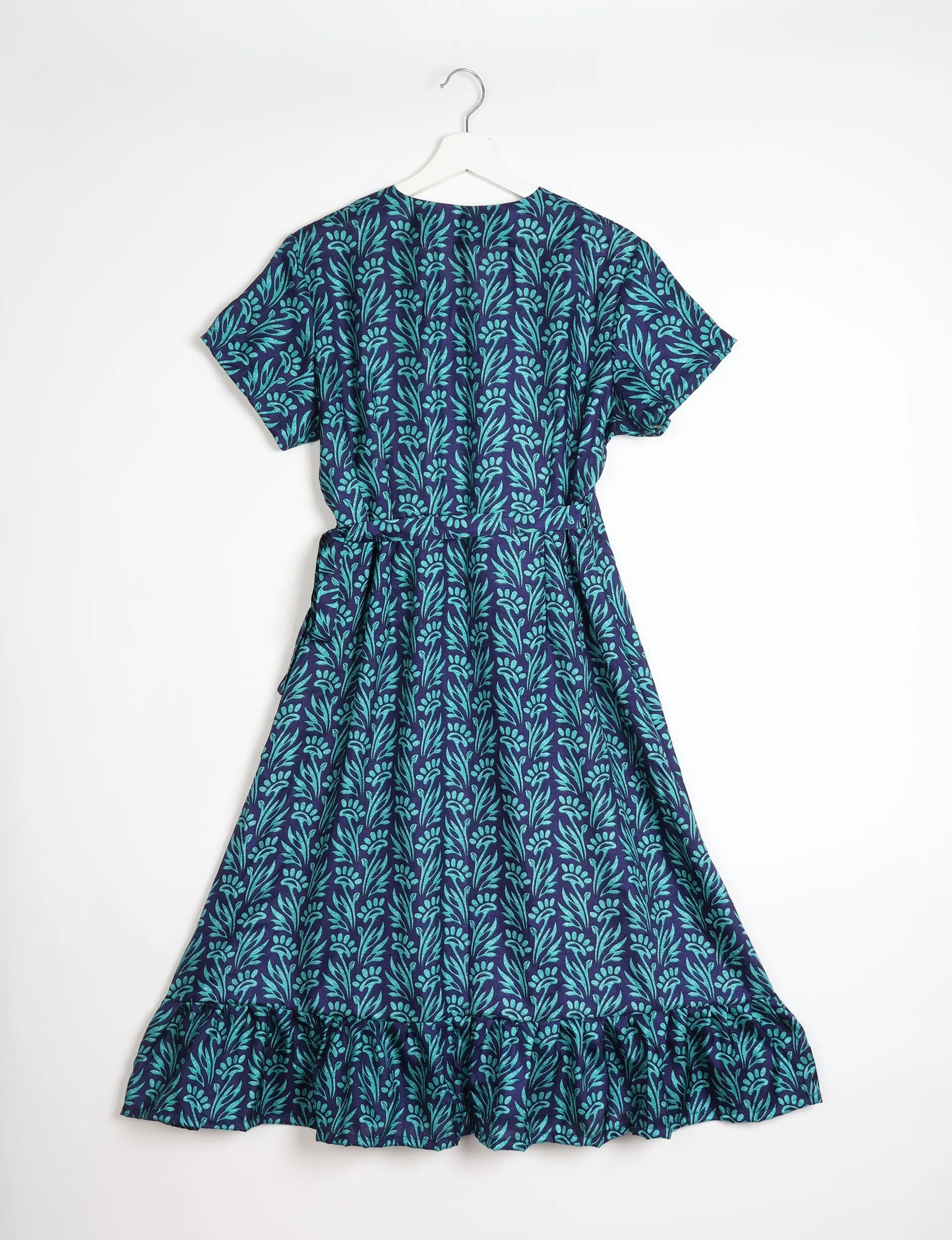 MIDI WRAP DRESS