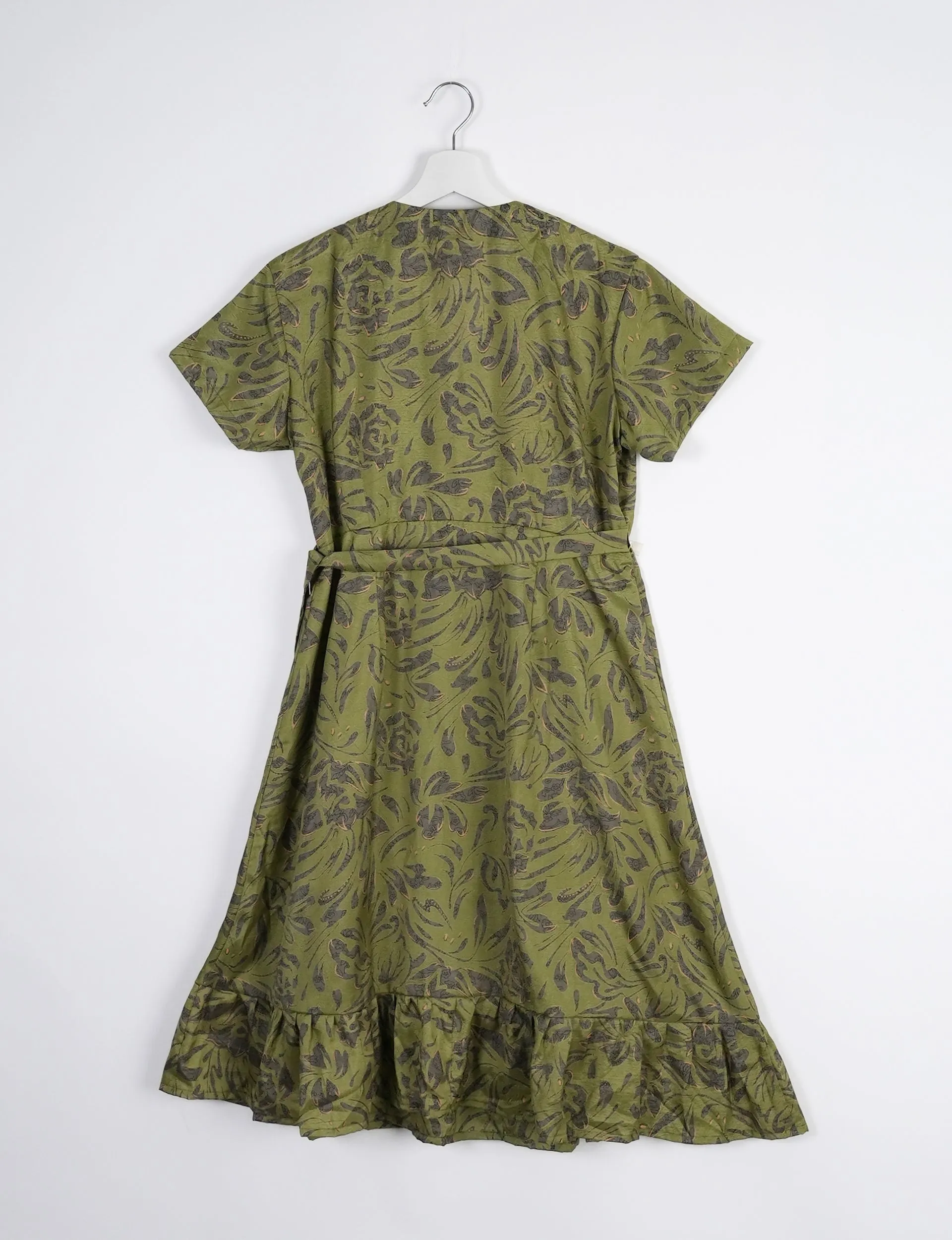 MIDI WRAP DRESS
