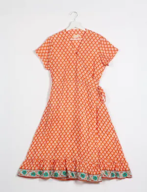 MIDI WRAP DRESS