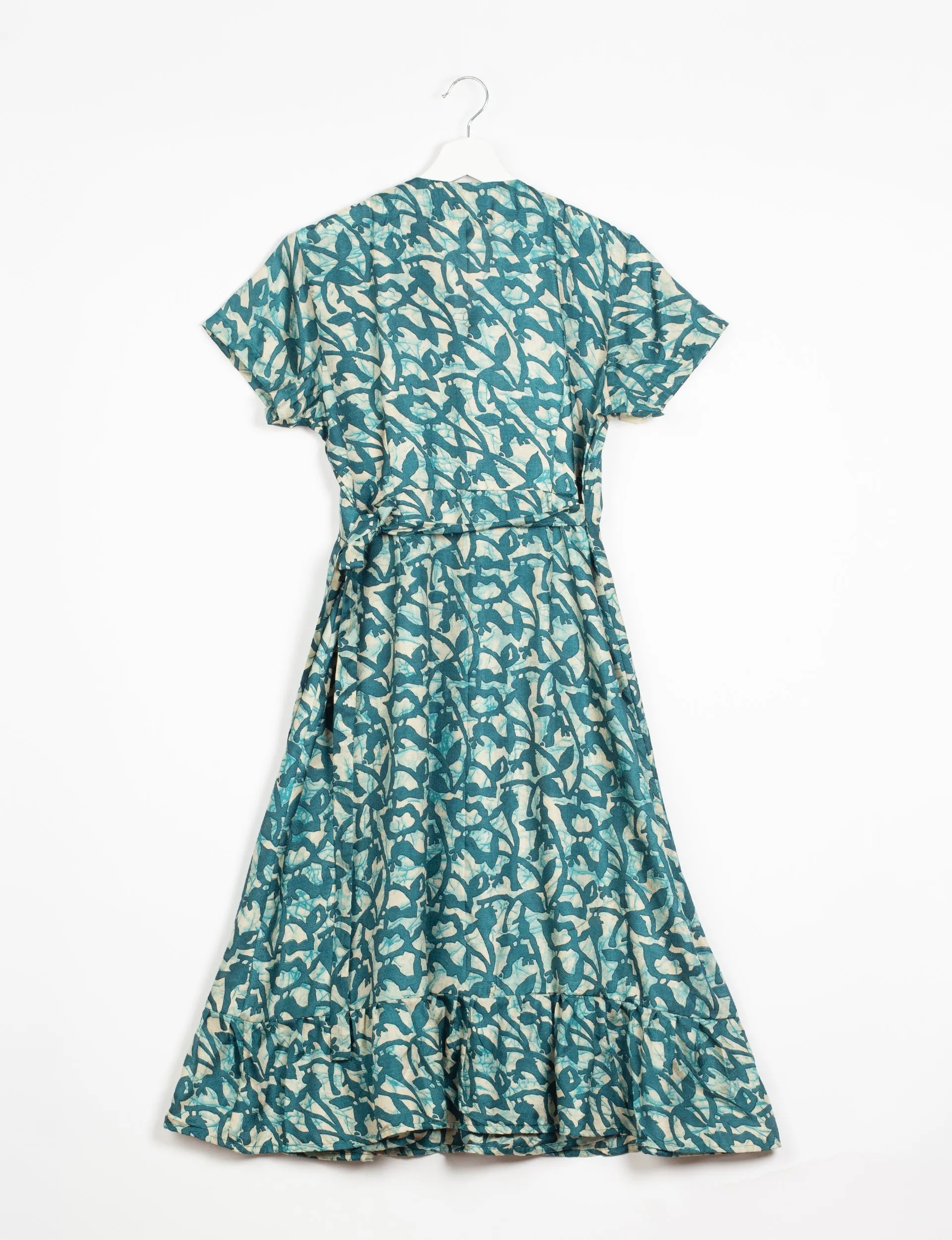 MIDI WRAP DRESS