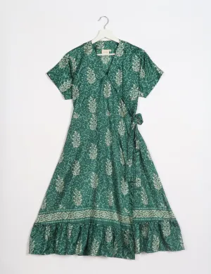 MIDI WRAP DRESS