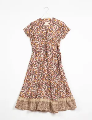 MIDI WRAP DRESS