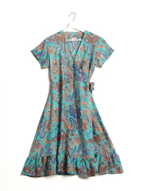 MIDI WRAP DRESS