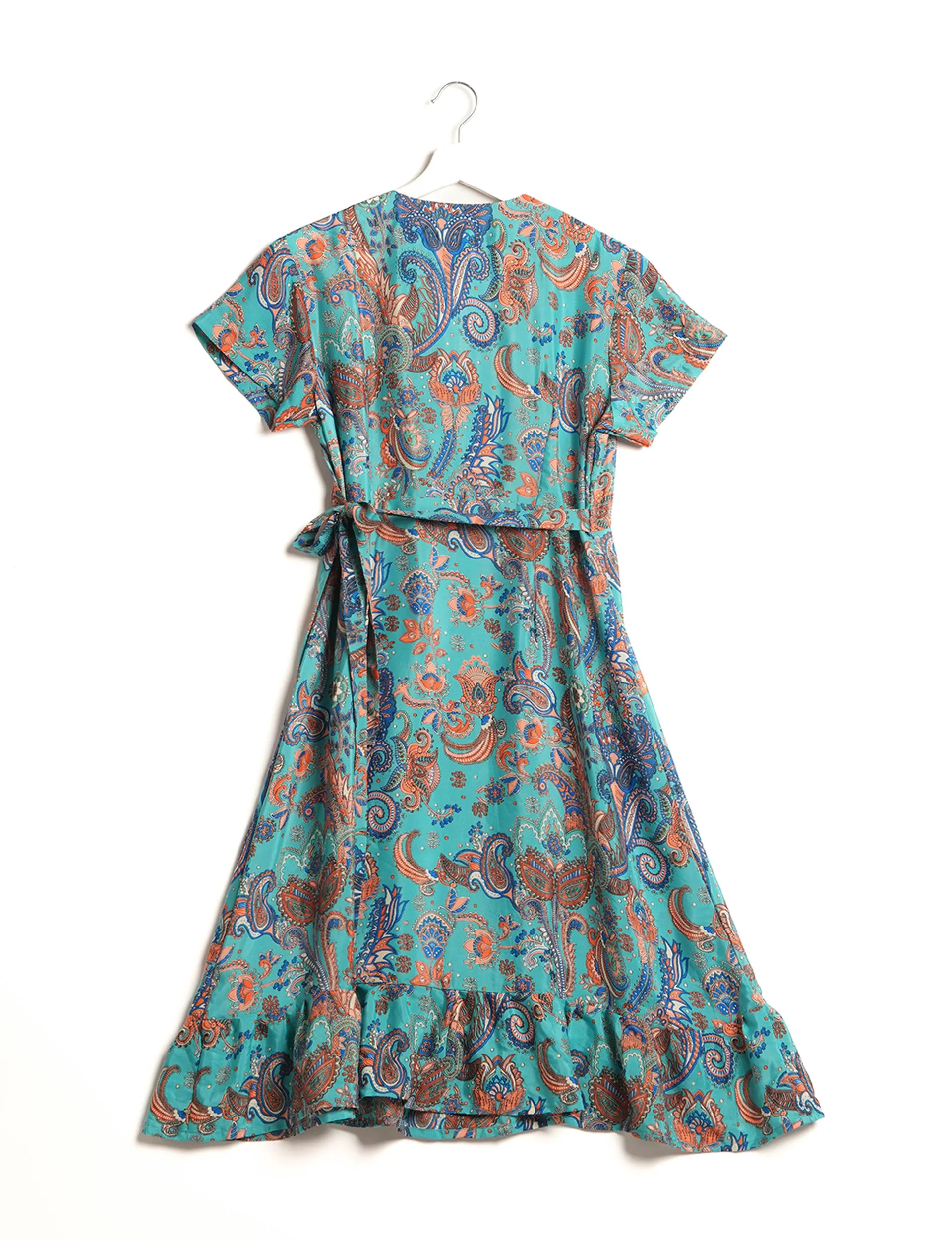 MIDI WRAP DRESS