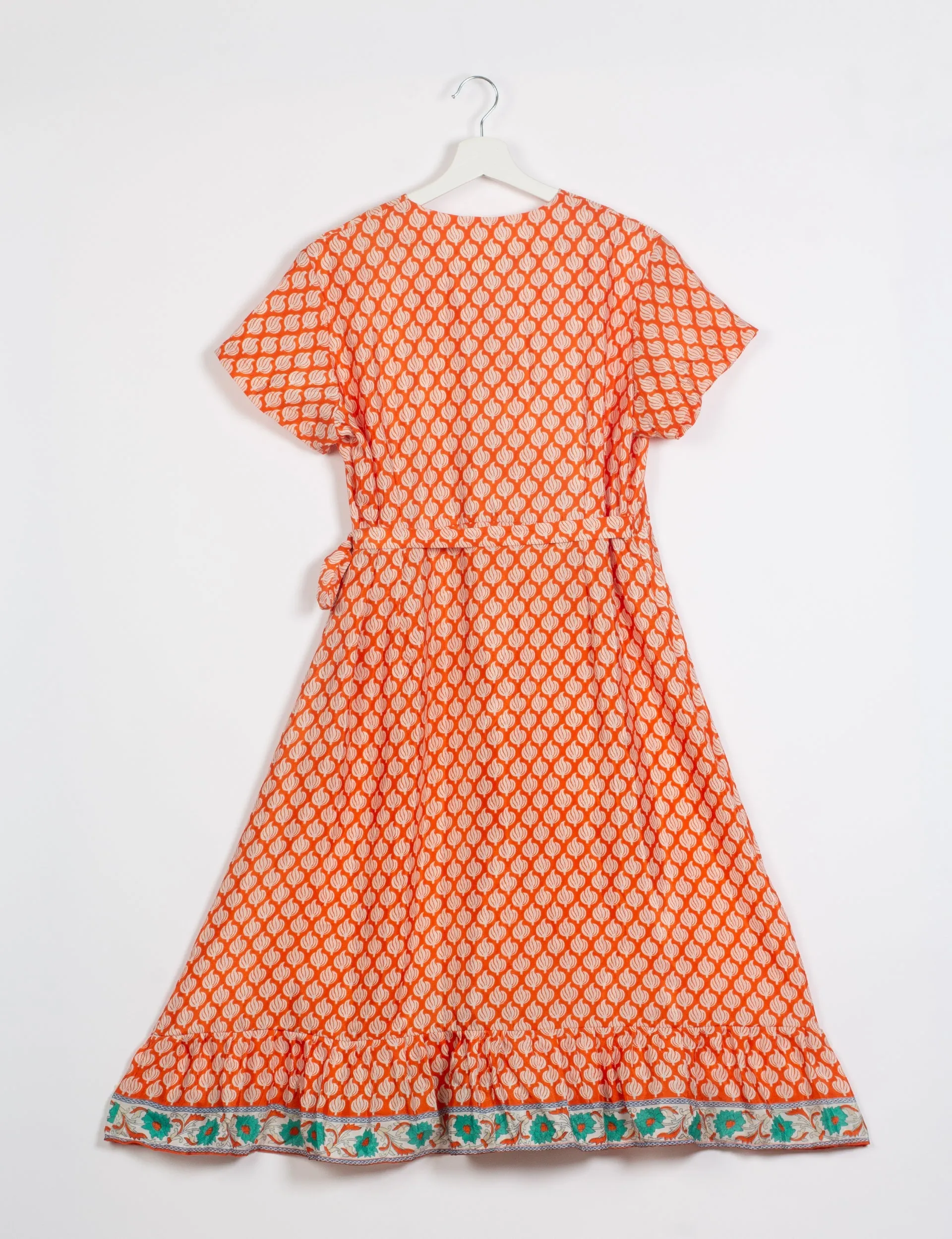 MIDI WRAP DRESS