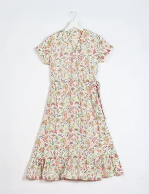 MIDI WRAP DRESS