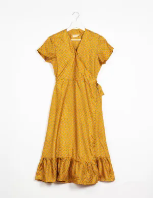 MIDI WRAP DRESS