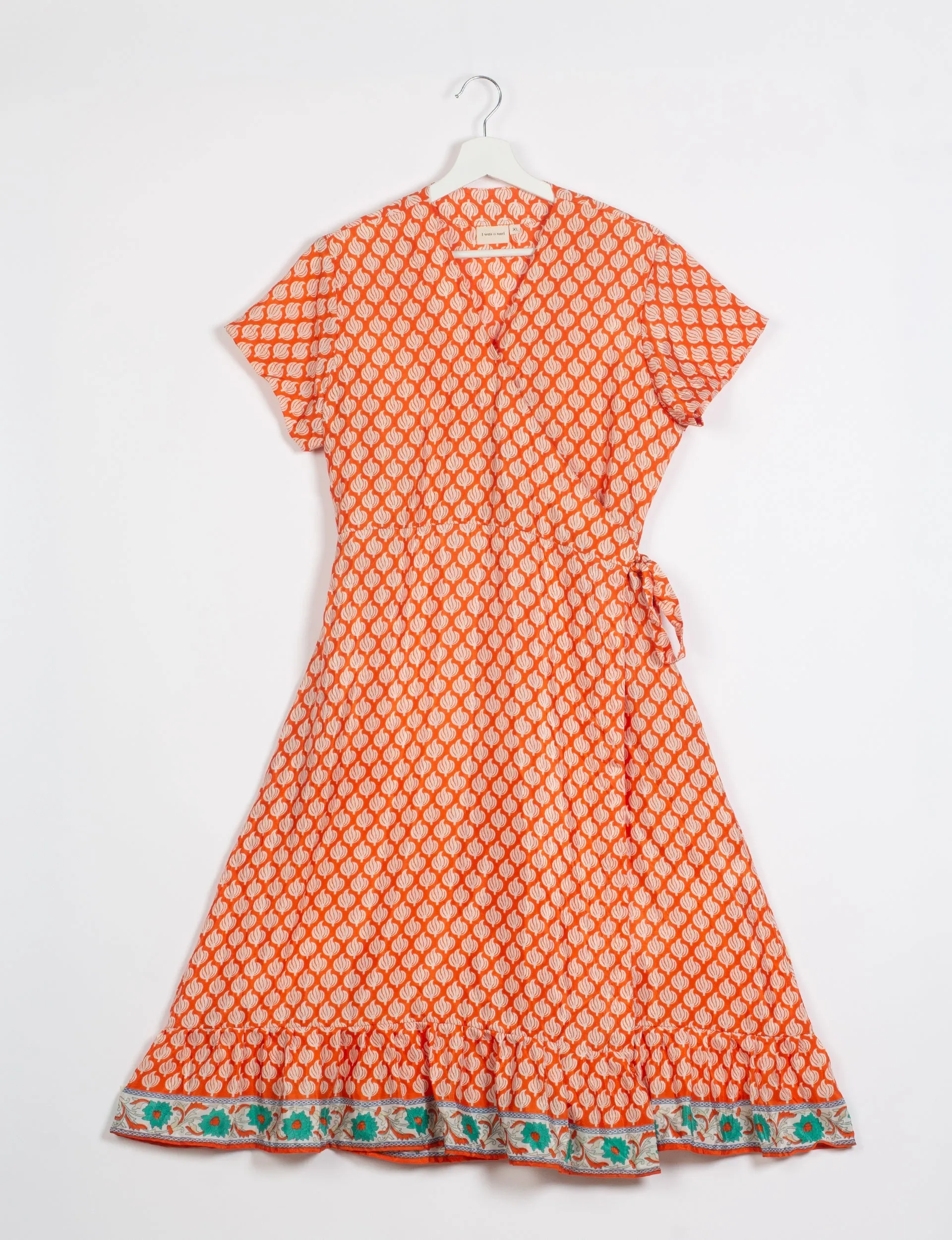 MIDI WRAP DRESS