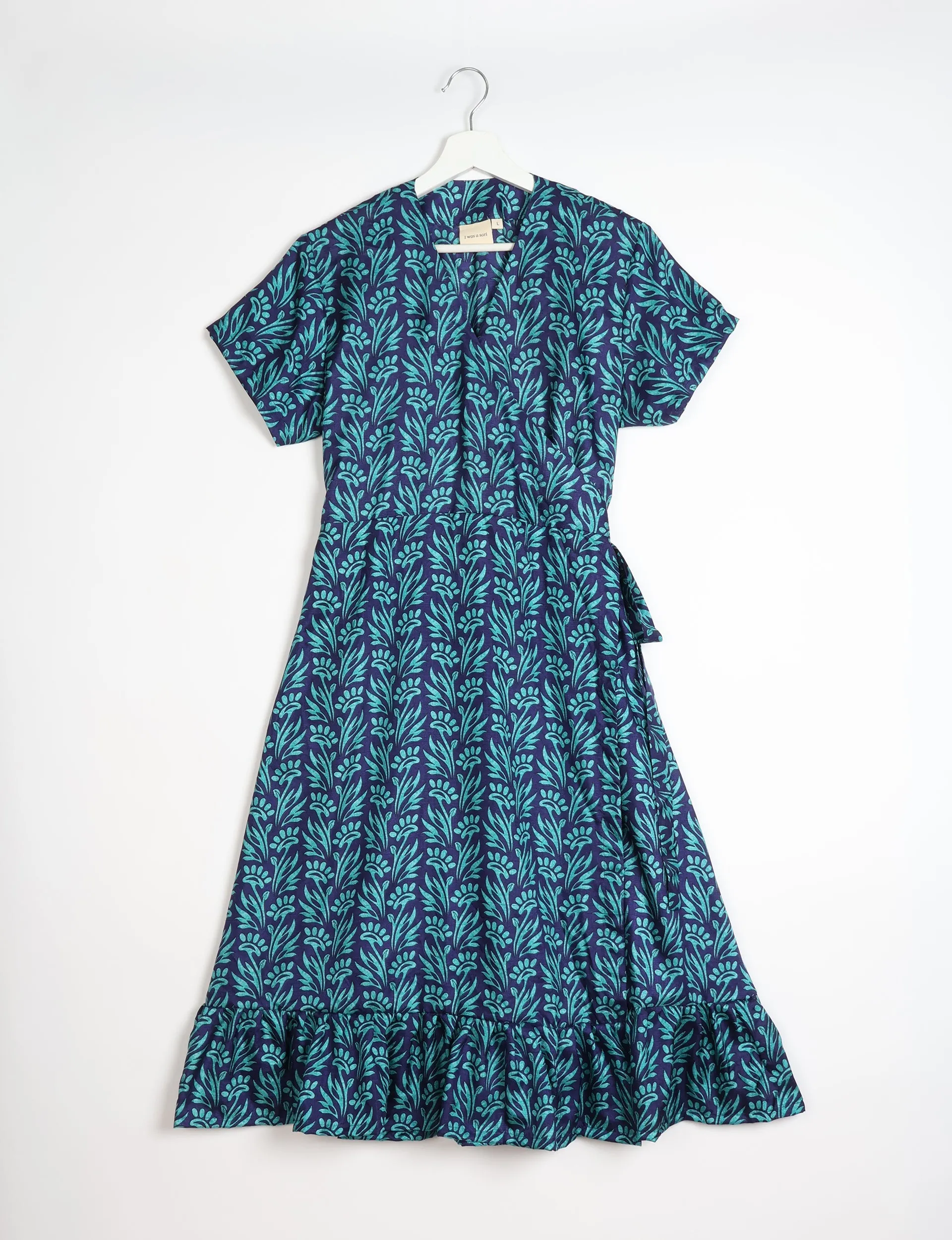 MIDI WRAP DRESS