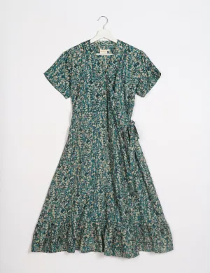 MIDI WRAP DRESS