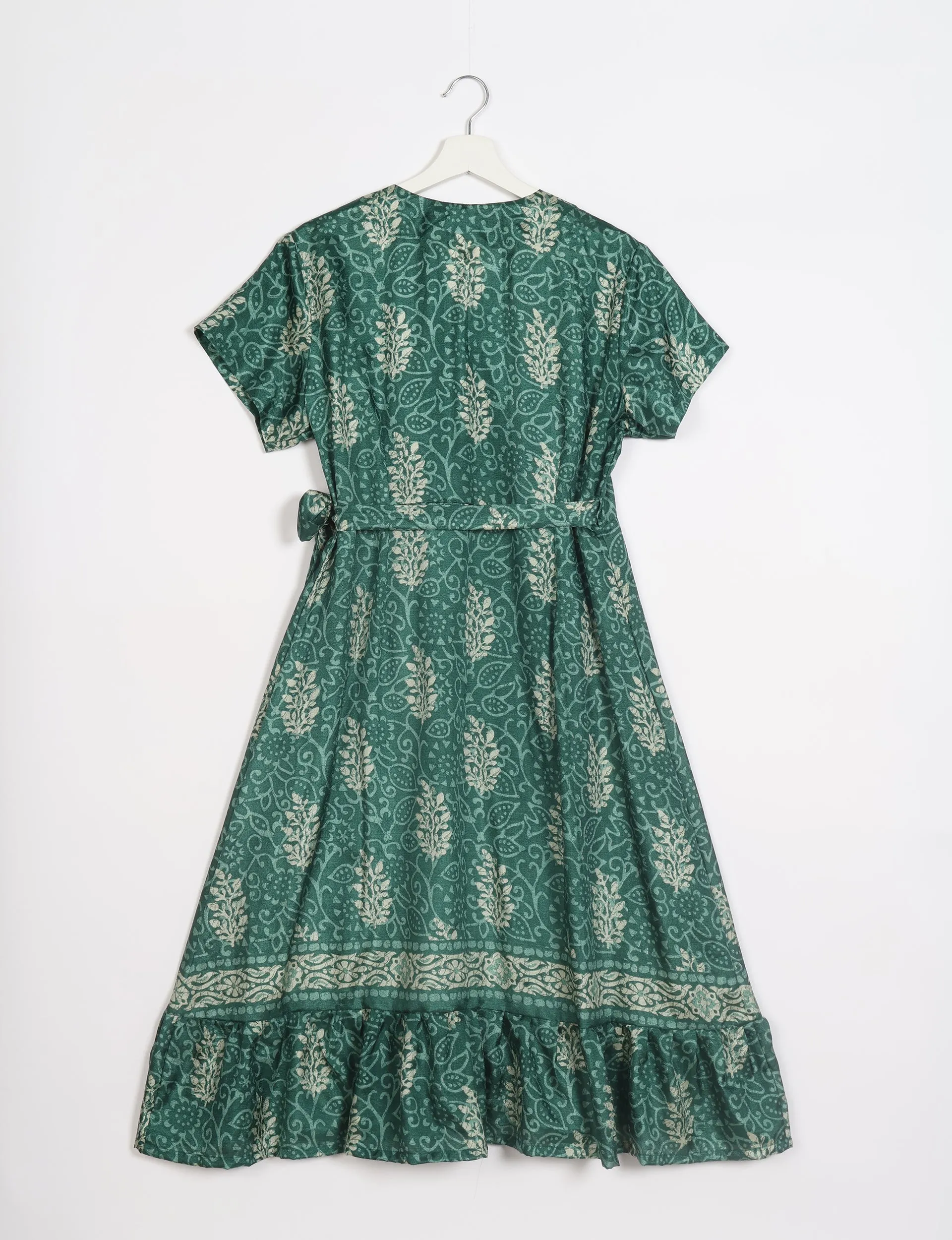 MIDI WRAP DRESS