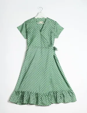 MIDI WRAP DRESS