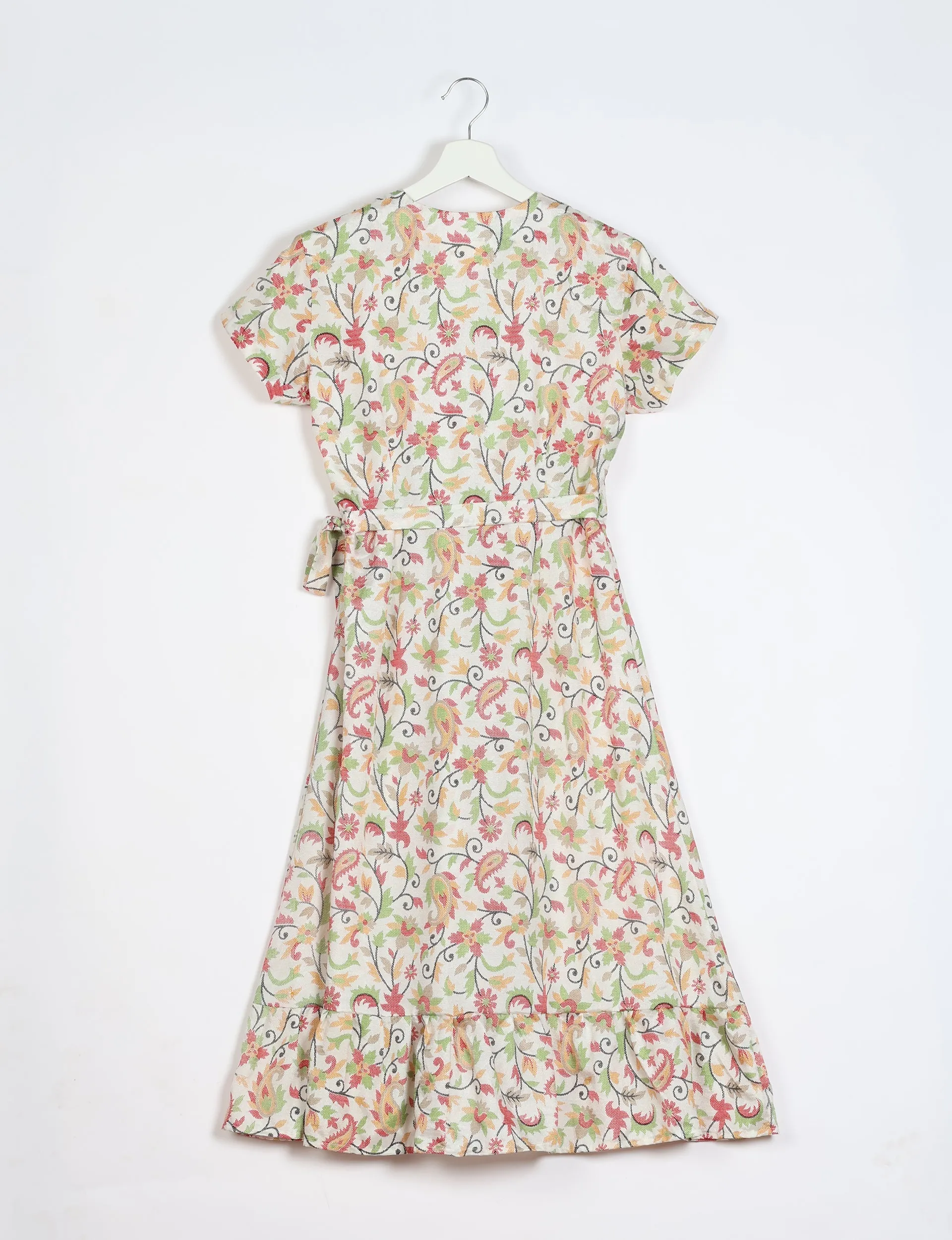 MIDI WRAP DRESS