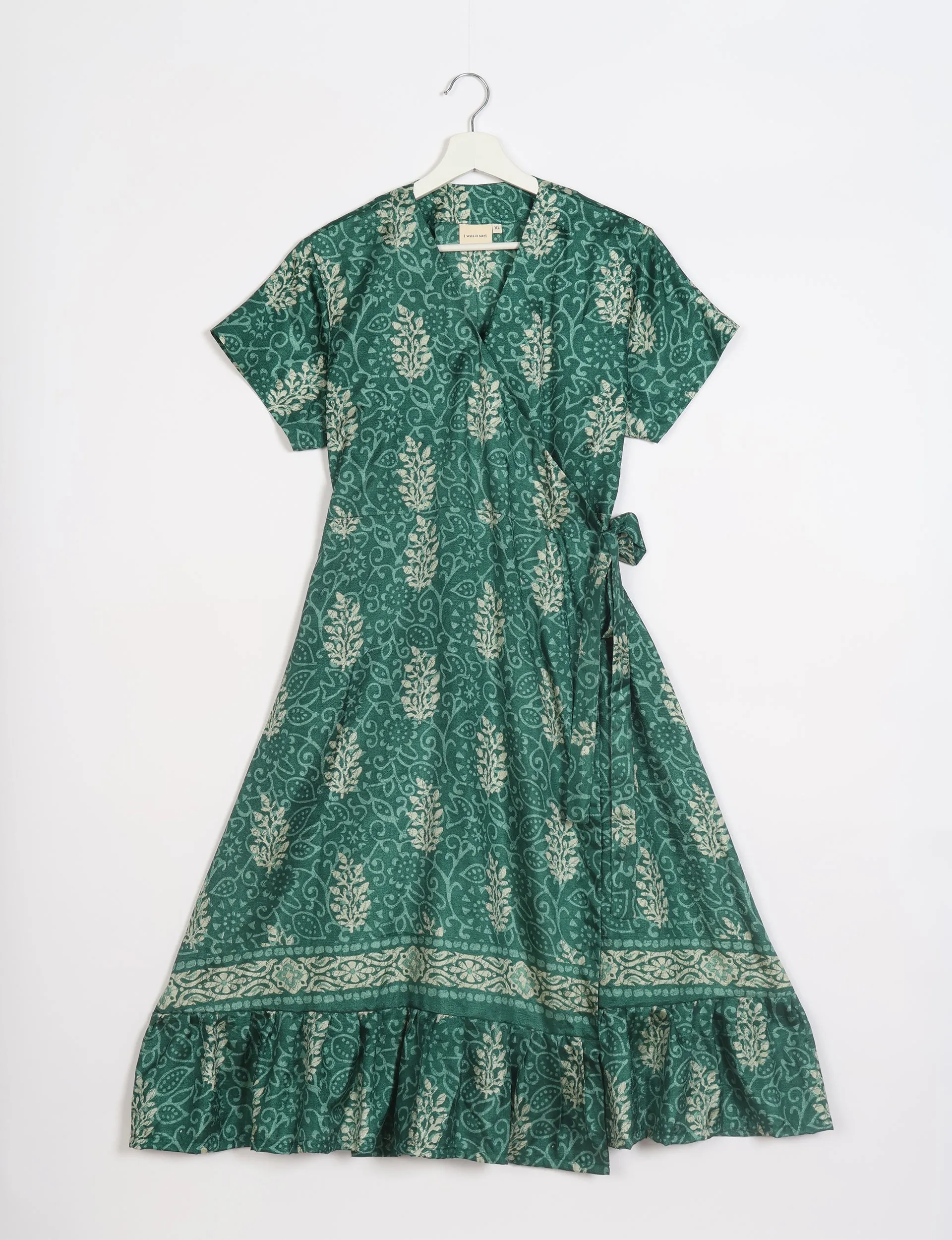 MIDI WRAP DRESS