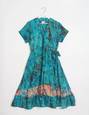 MIDI WRAP DRESS