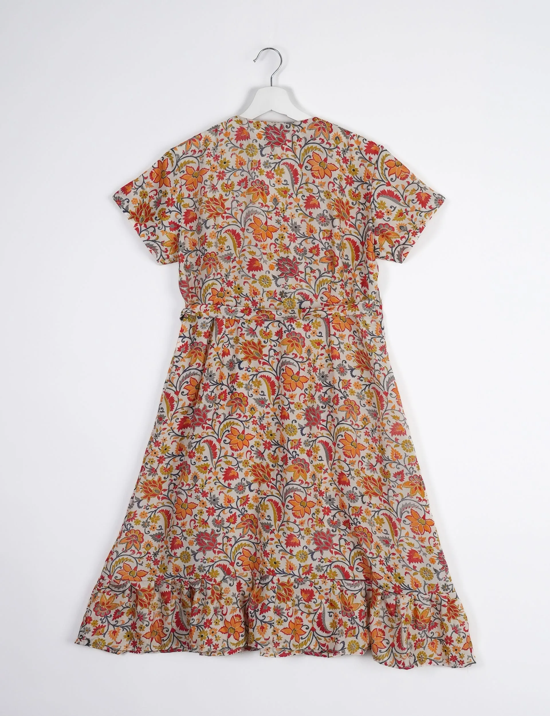 MIDI WRAP DRESS