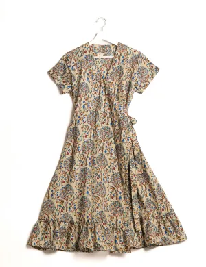 MIDI WRAP DRESS