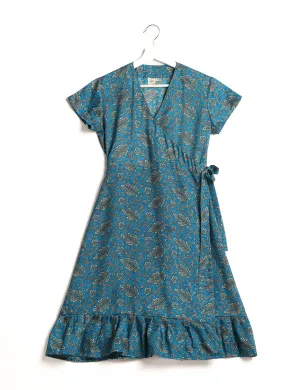 MIDI WRAP DRESS
