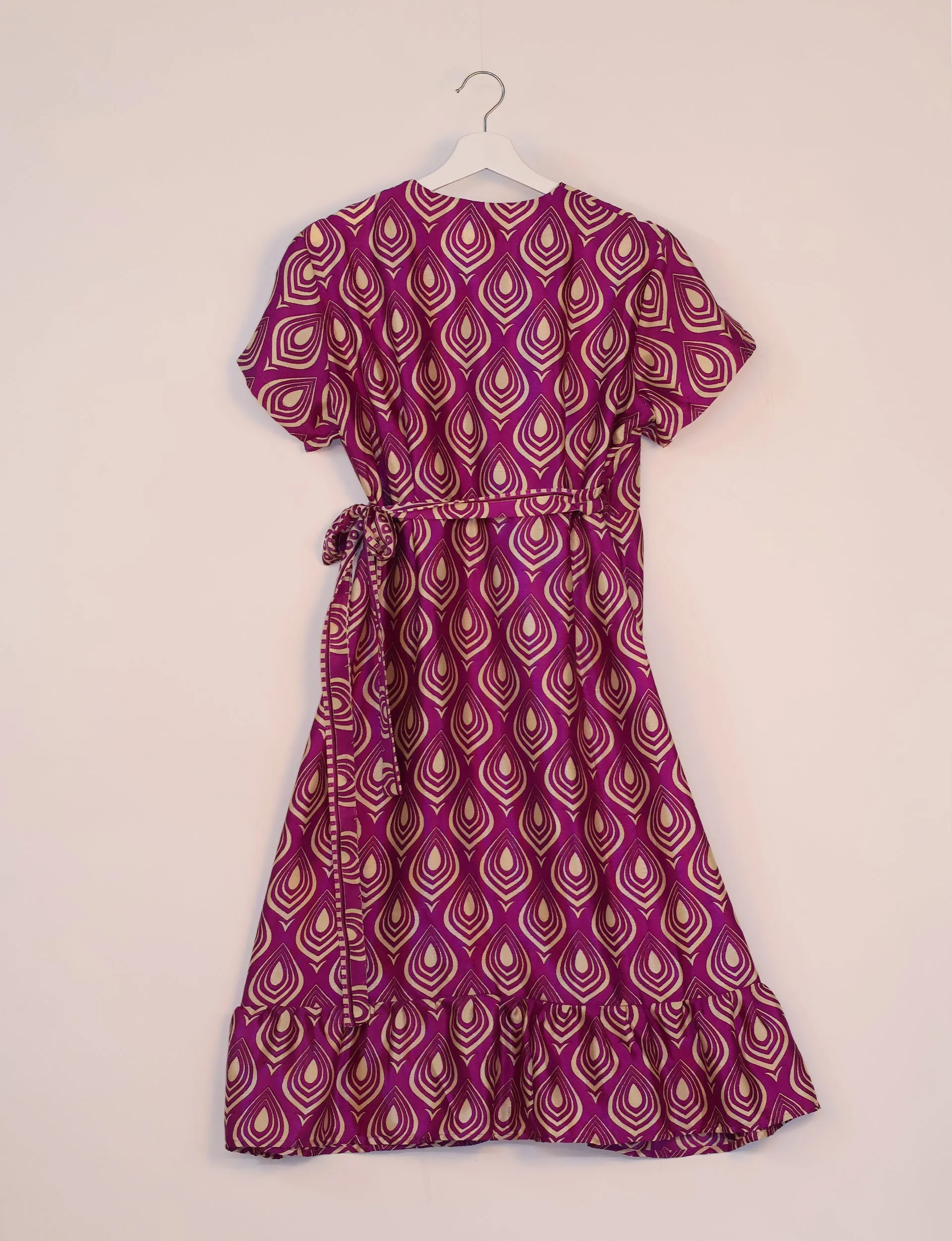 MIDI WRAP DRESS