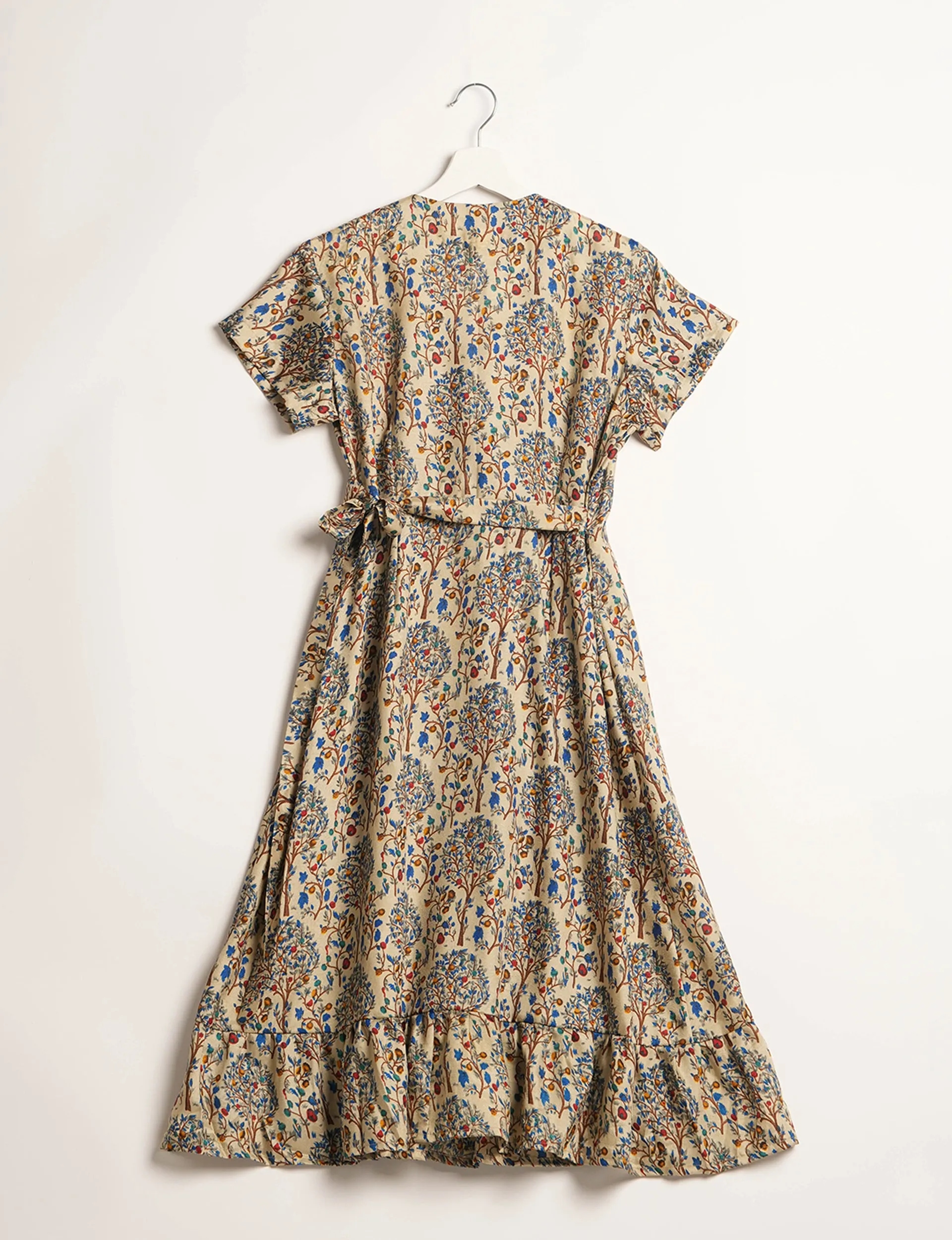MIDI WRAP DRESS
