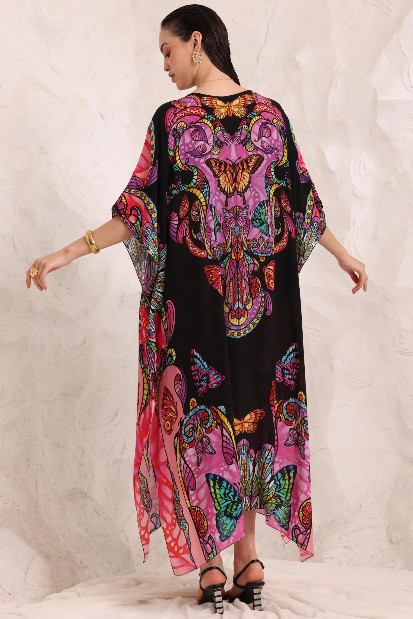 Midnight Wings Medium Kaftan