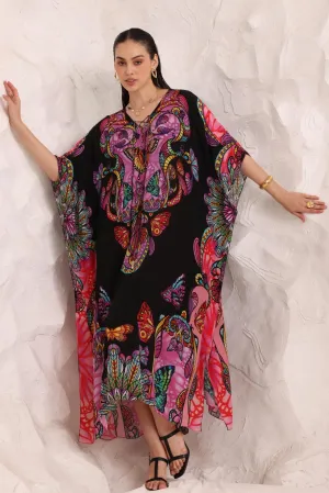 Midnight Wings Medium Kaftan