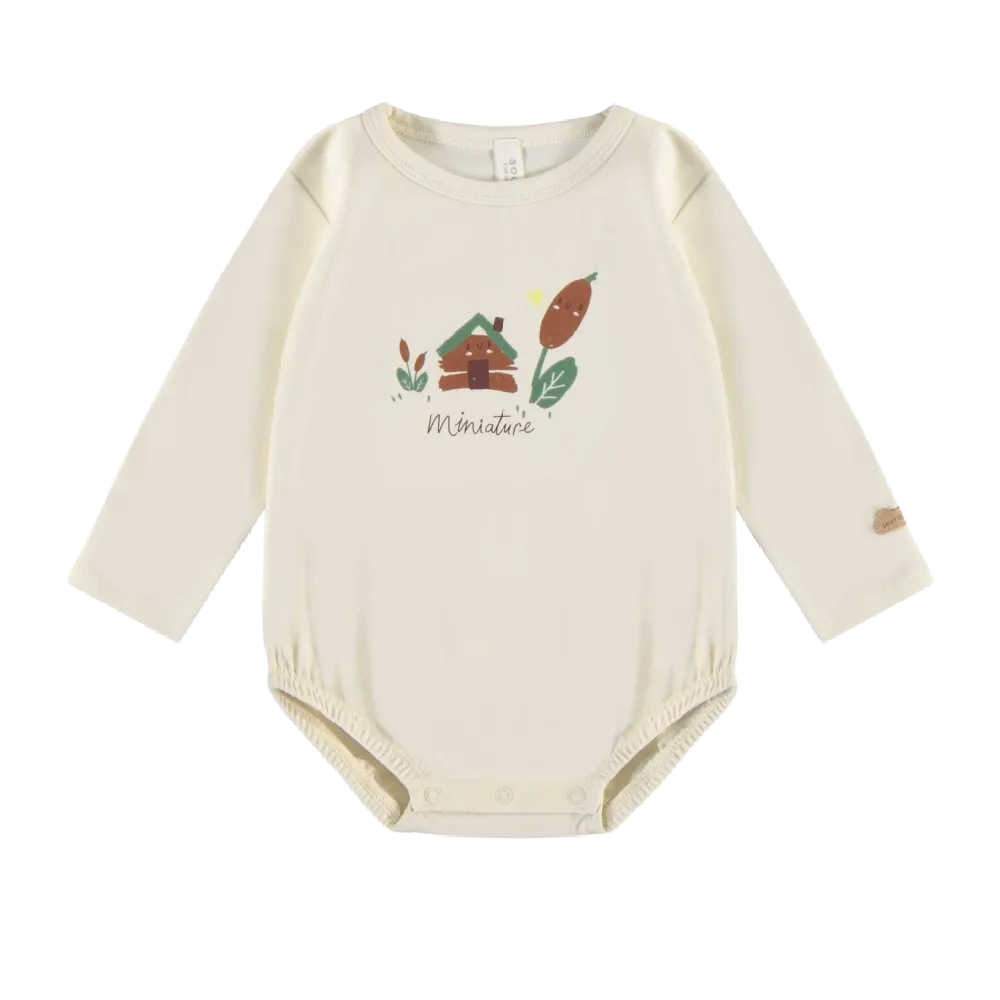 Mini Souris Onsie with Log House