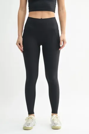 MONO B Soft Ribbed High Waisted Leggings