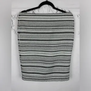 Mosaic Jacquard Loft Medi Slim Fit Pencil Skirt Business Casual