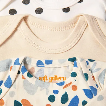 Mosaic Print Long Sleeve Bodysuit