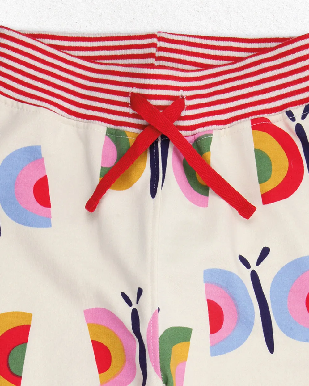Multicoloured Butterfly Print Joggers