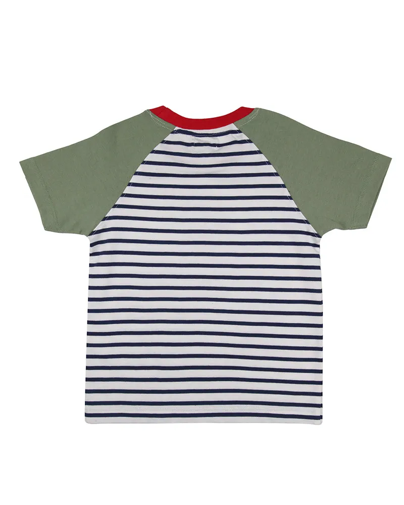 Multicoloured Sid On Plane Applique Top