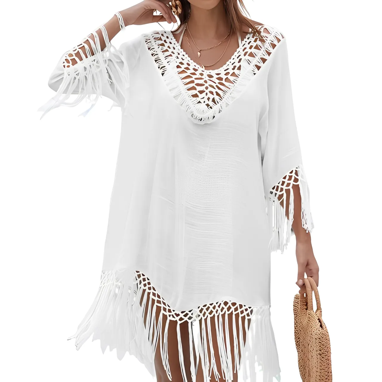 Myfanwy® | Crochet Swimsuit Cover-Up Dress