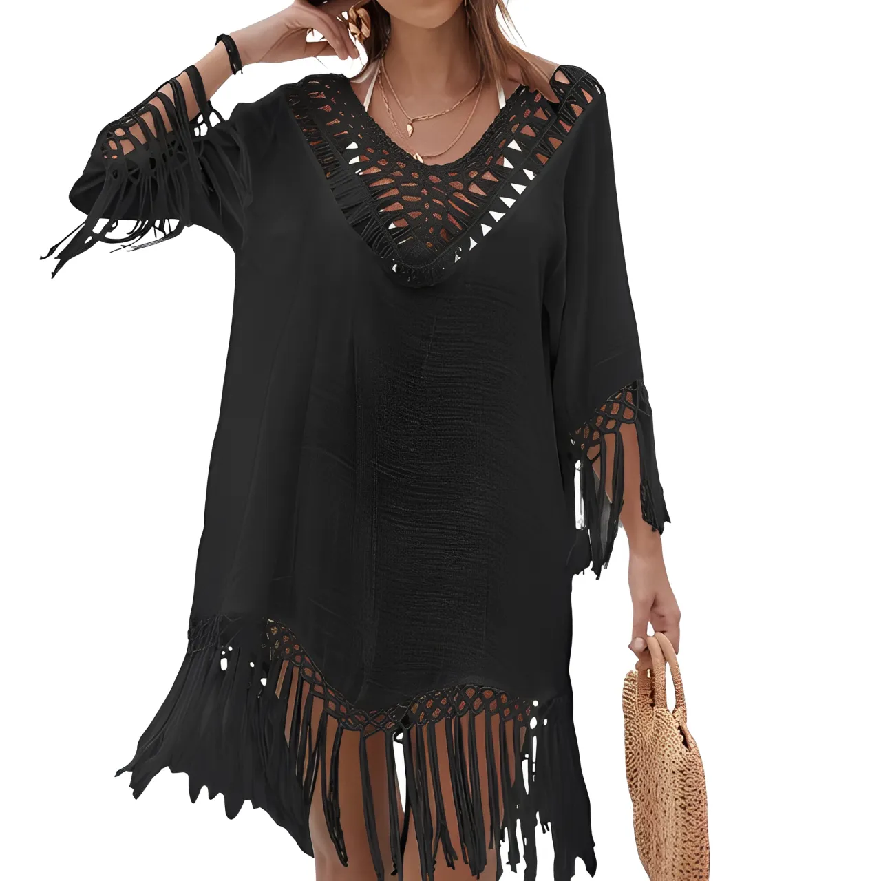 Myfanwy® | Crochet Swimsuit Cover-Up Dress