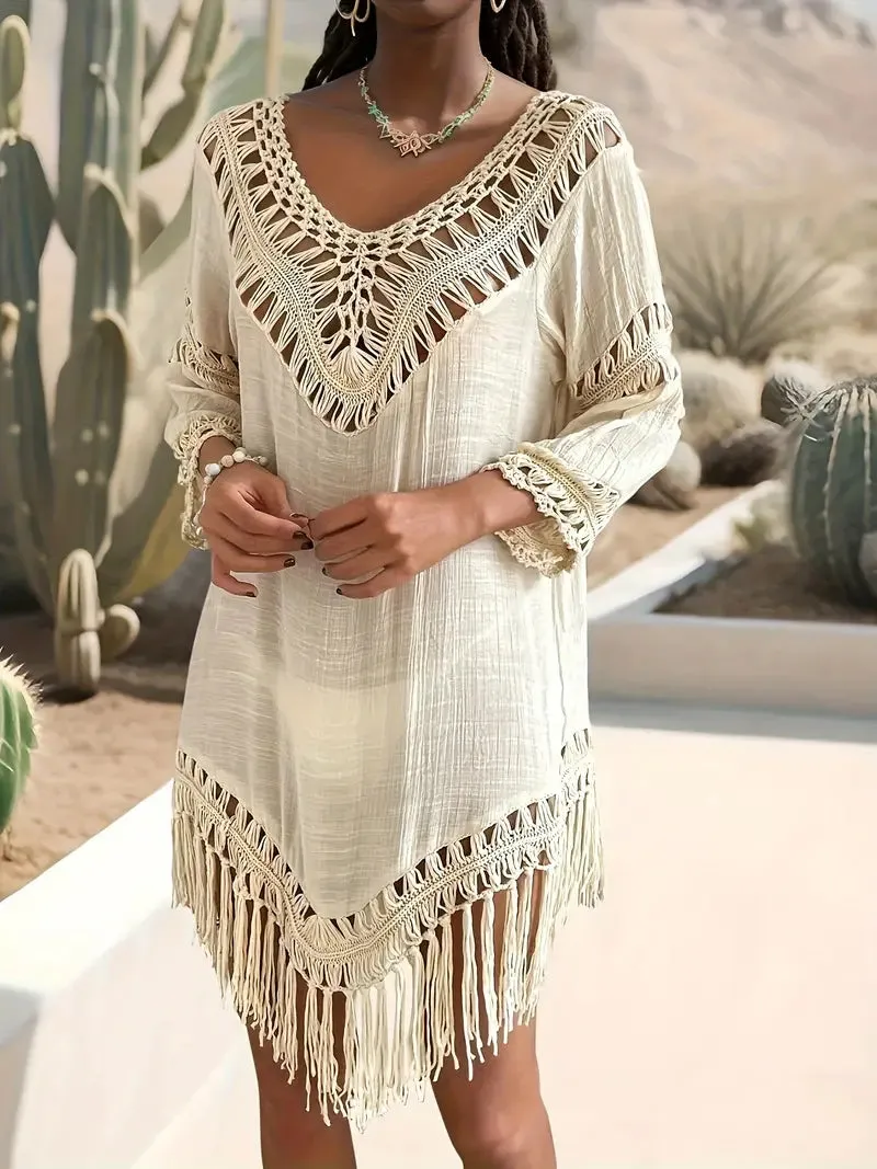 Myfanwy® | Crochet Swimsuit Cover-Up Dress