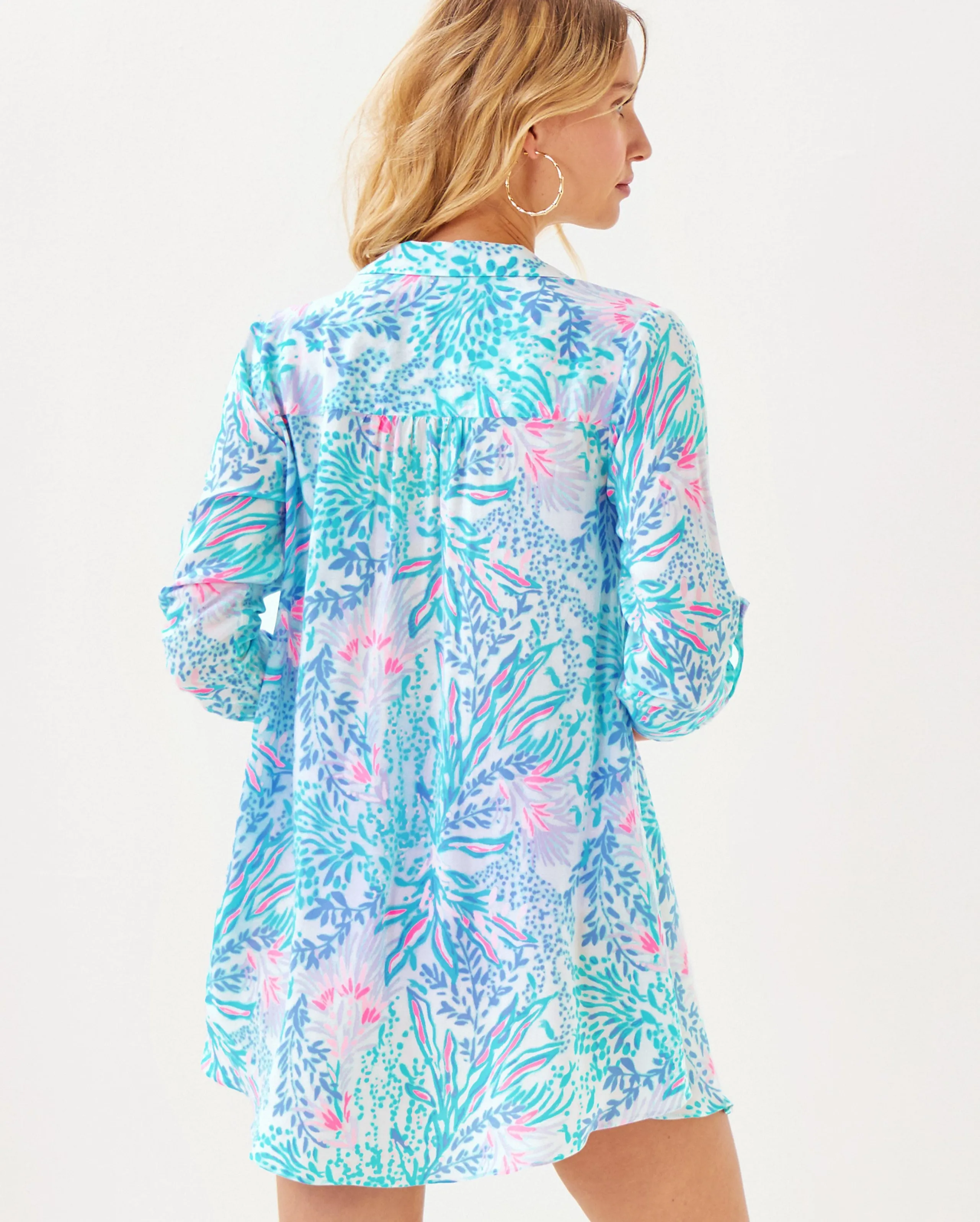 Natalie Shirtdress Cover-Up