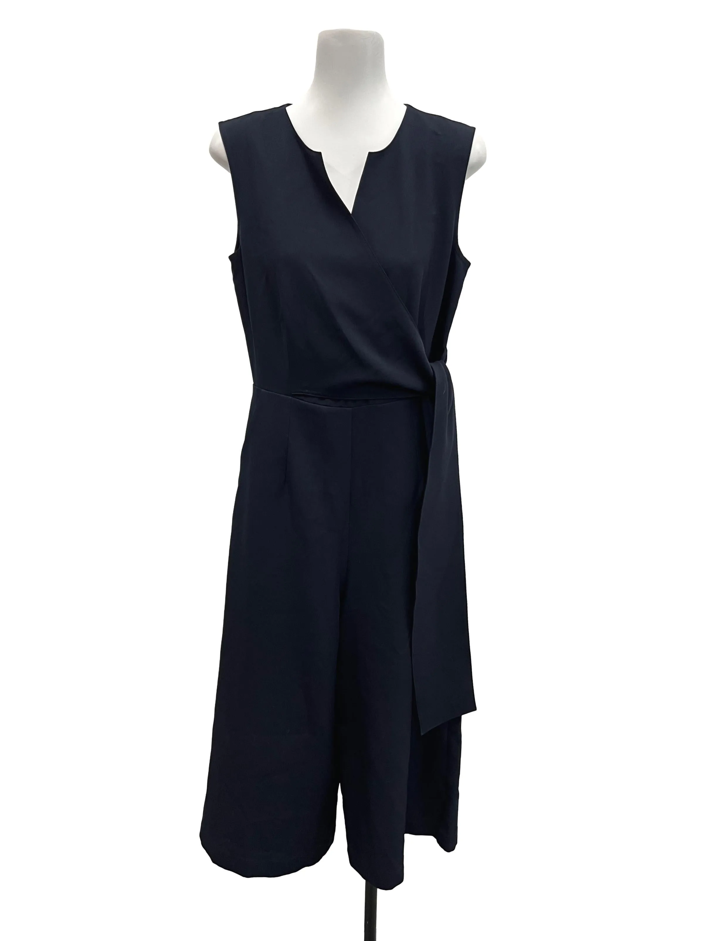 Navy Blue Side Tip Jumpsuit